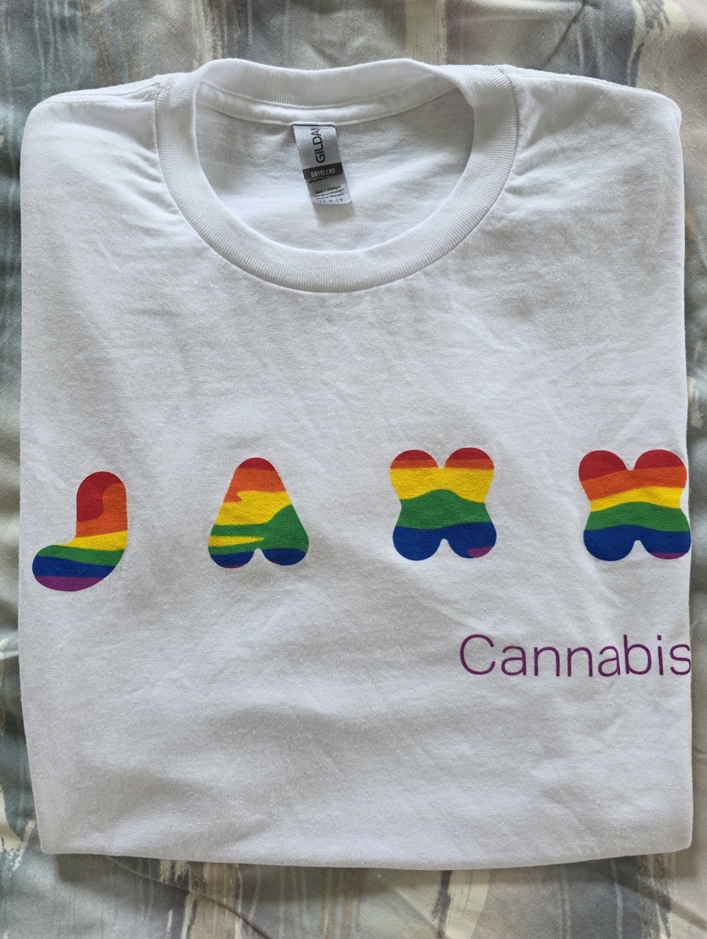 JAXX Cannabis Pride Graphic Cotton T-Shirt Adult MEDIUM